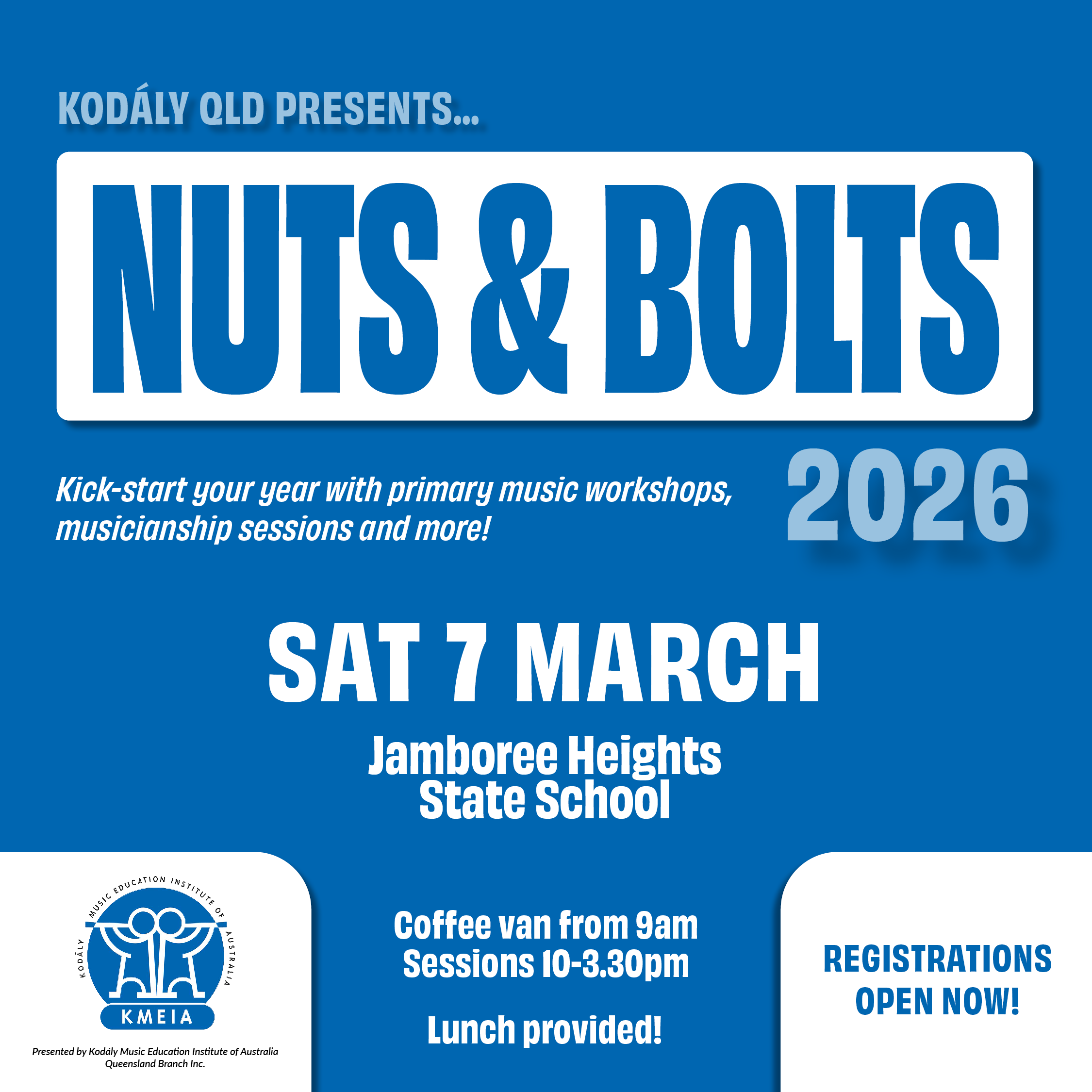 WORKSHOP: Nuts & Bolts Workshop 2026