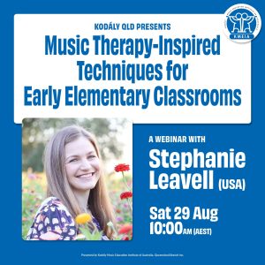 WEBINAR: Music Therapy-Inspired Techniques for Early Elementary Classrooms